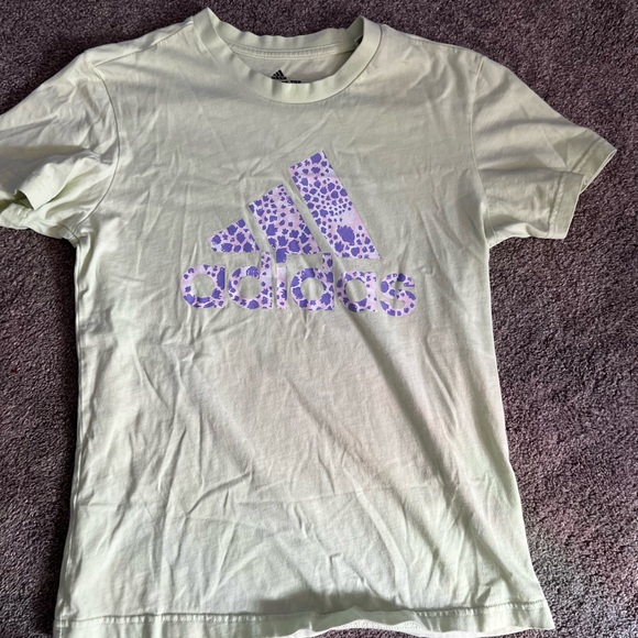 Adidas light lime green tshirt in size Small - Picture 2 of 4